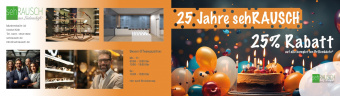 Jubiläumsflyer zur Verteilung